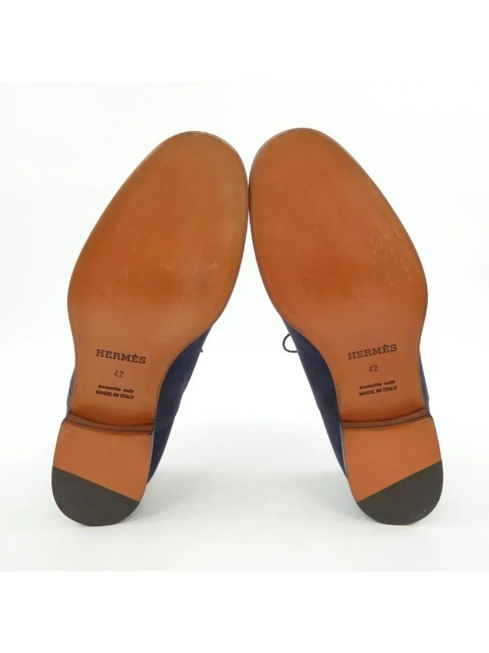 Hermes Shoes Navy 42